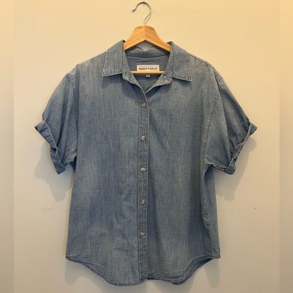 Denim Forum Denim Style Shirt Size Small - Picture 1 of 2